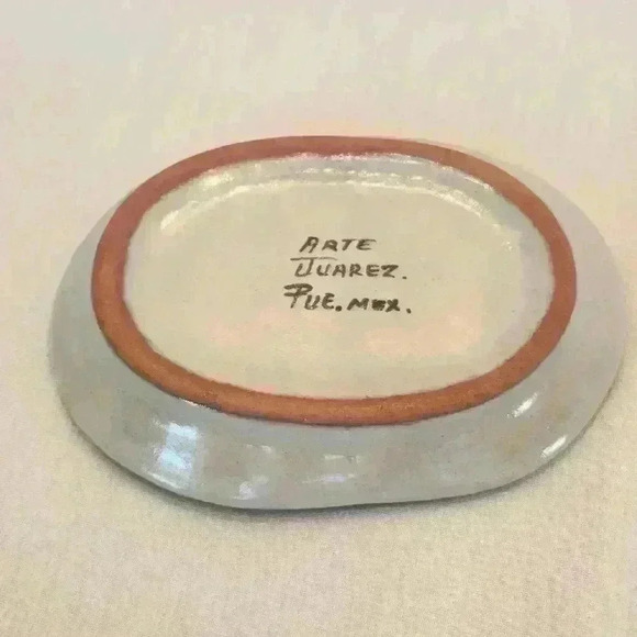 Vintage Arte Juarez salt and pepper shaker Pue. Mexico. With tray - Picture 4 of 4